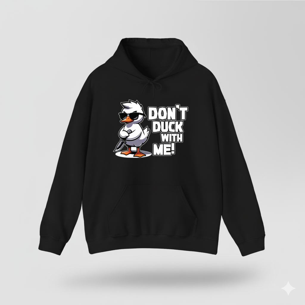 Dont Duck With Me Oversized Hoodie