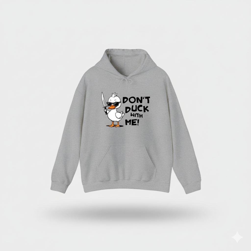 Dont Duck With Me Oversized Hoodie