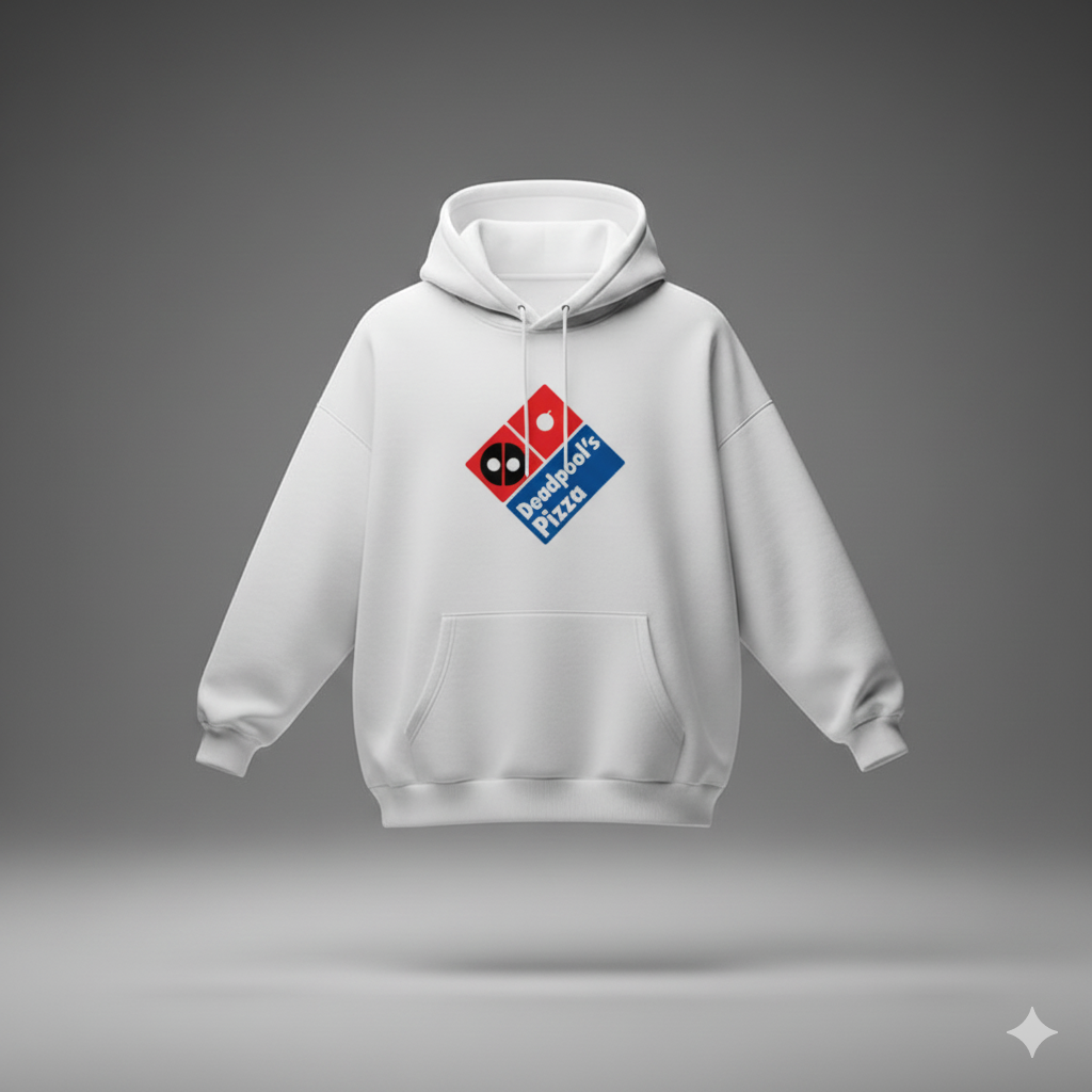 Deadpool Pizza Oversized Hoodie