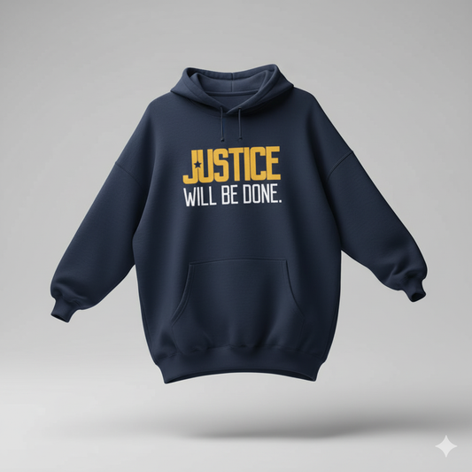 Justice Will Be Done Oversized Hoodie