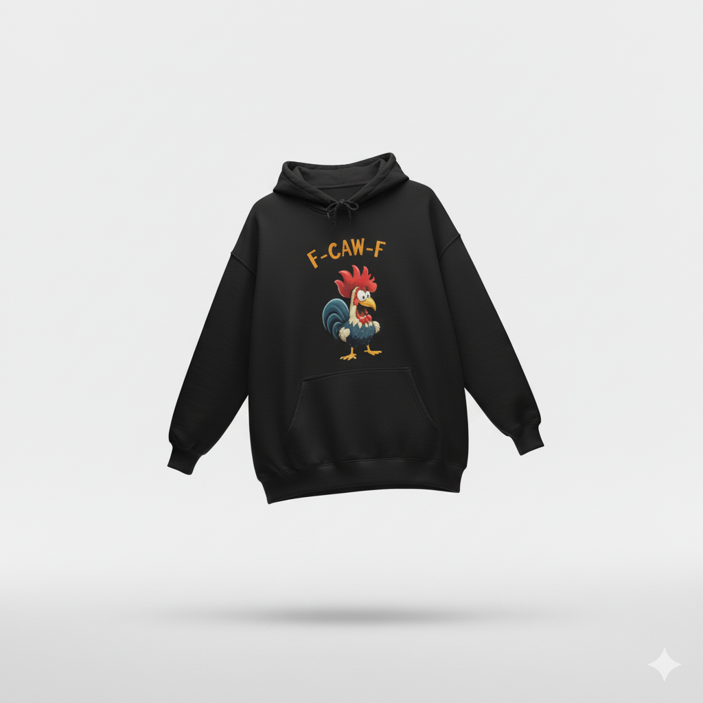 F Caw F Oversized Hoodie